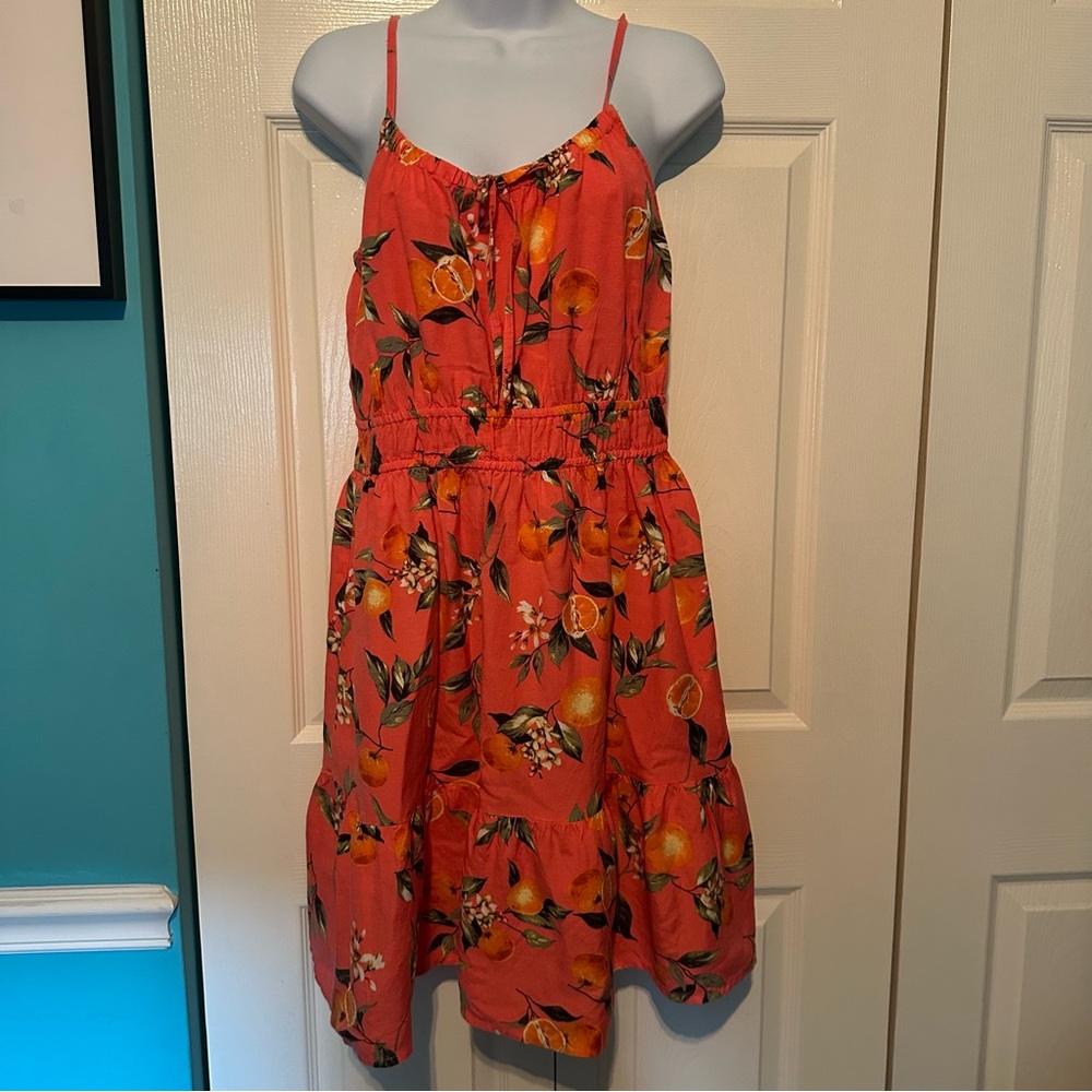 Loft Floral‎ Orange Women’s Dress
